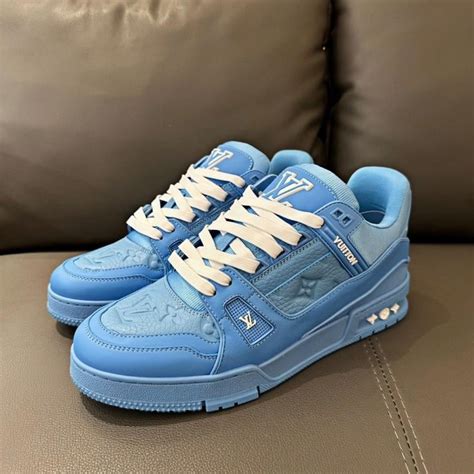 Louis Vuitton Trainer Baby Blue From Chipotle : r/1to1reps .